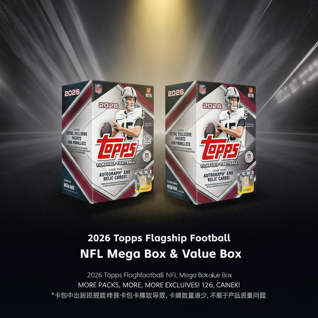 2026 Topps Flagship NFL Series – Caja Oficial de Cartas Coleccionables